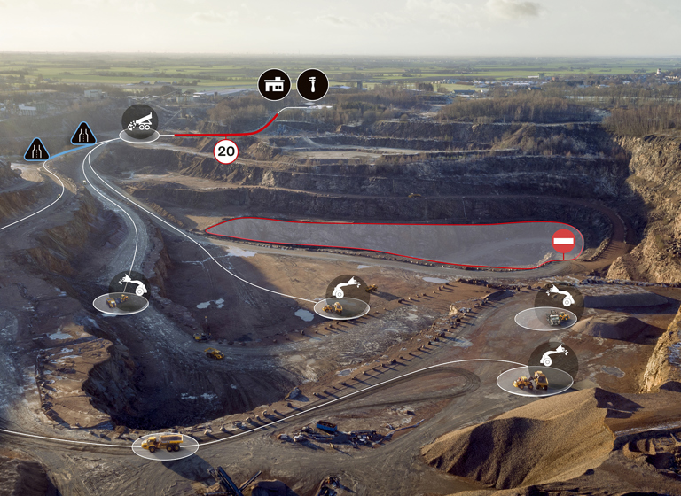 Volvo Feature Wheel Loader L350h Map Load Assist 2324X1200