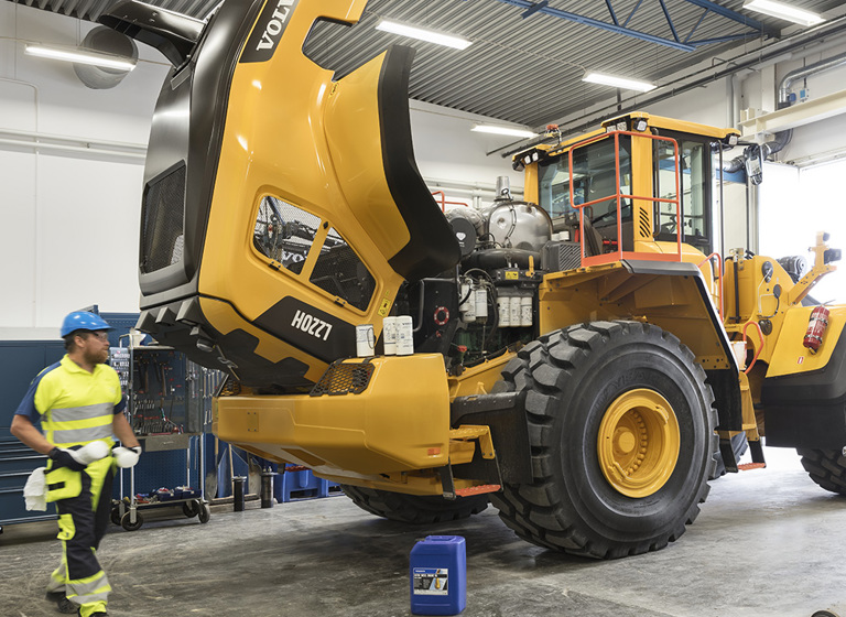 Volvo L220h Wheel Loader Serviceability