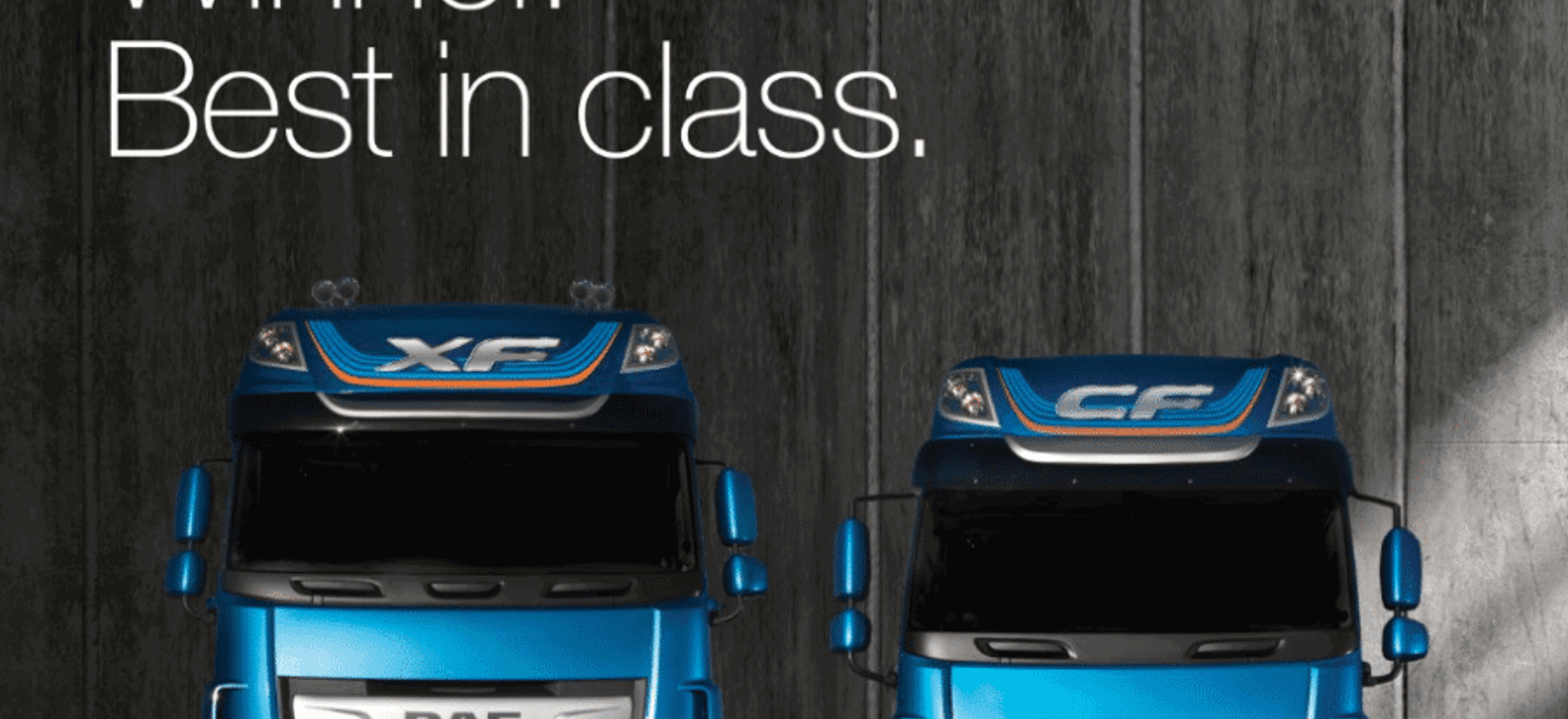 DAF XF and CF Wins Best in Class Accolade