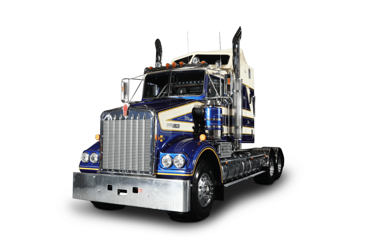 a front view of a kenworth legend sar truck