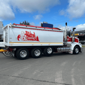 Hazell Brothers Kenworth T659 Handover - CJD Equipment Tasmania