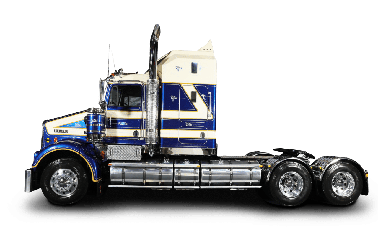 a side view of a kenworth legend sar truck