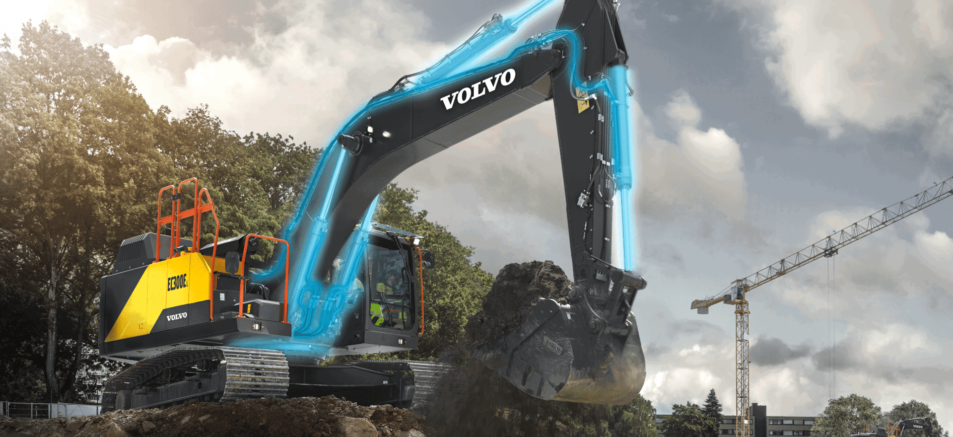 New hydraulic hybrid excavators, same reliable performance