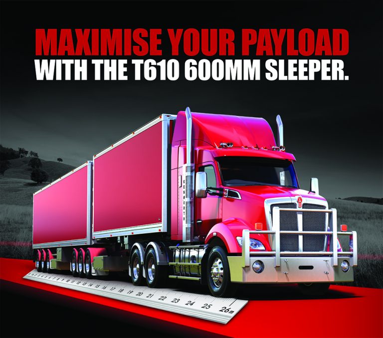 Kenworth adds more flexibility to its range with the release of a new T610 aero roof sleeper cab 286