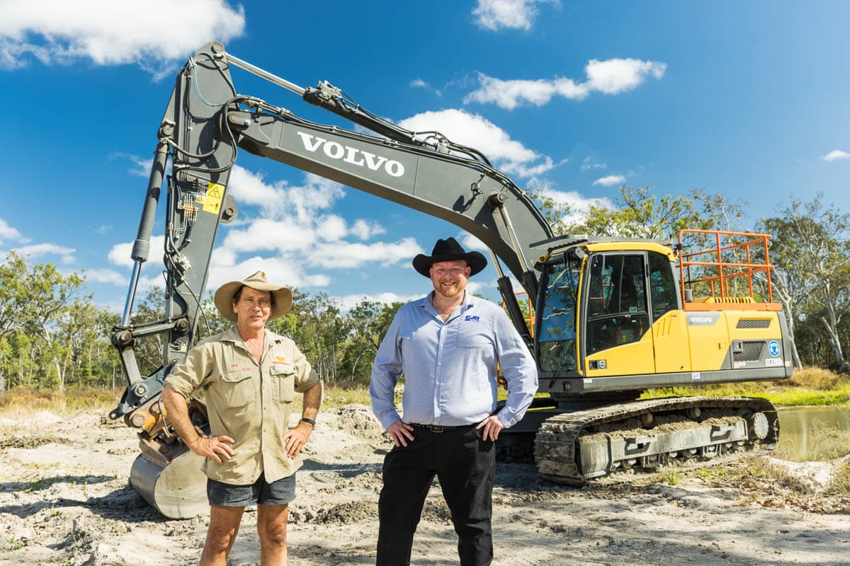 Mareeba Sands boosted by excavator upgrade 1