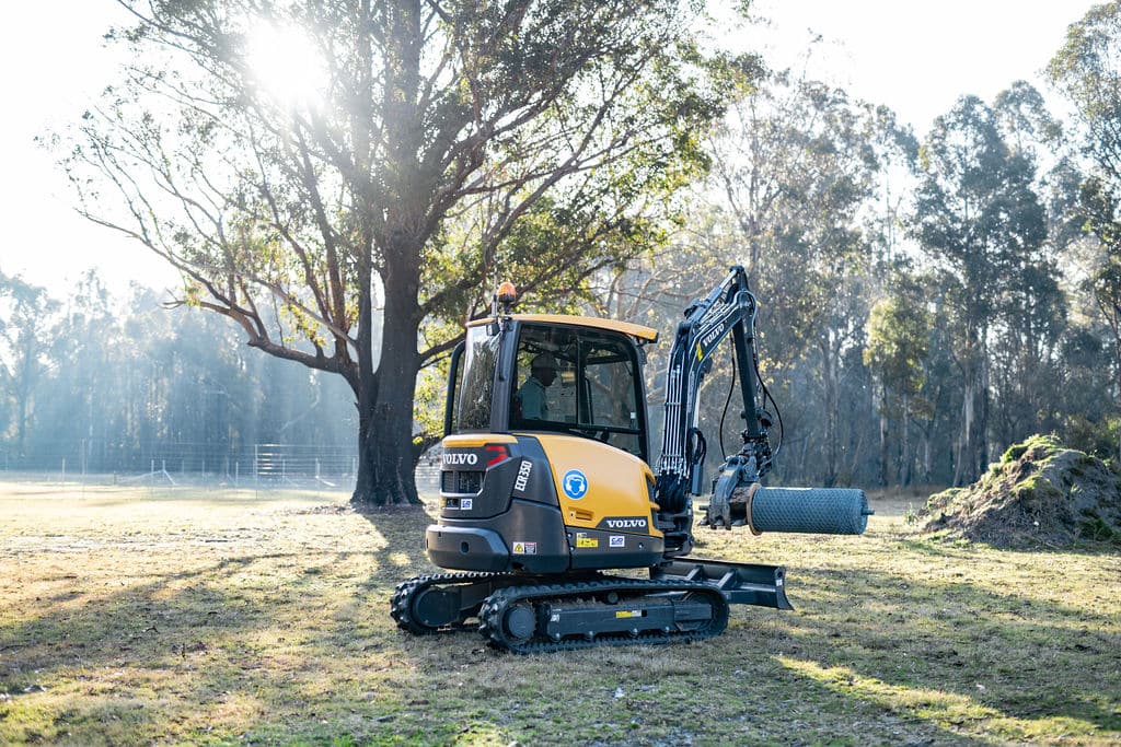 Volvo excavator plays a vital role at Quoll Headquarters 1