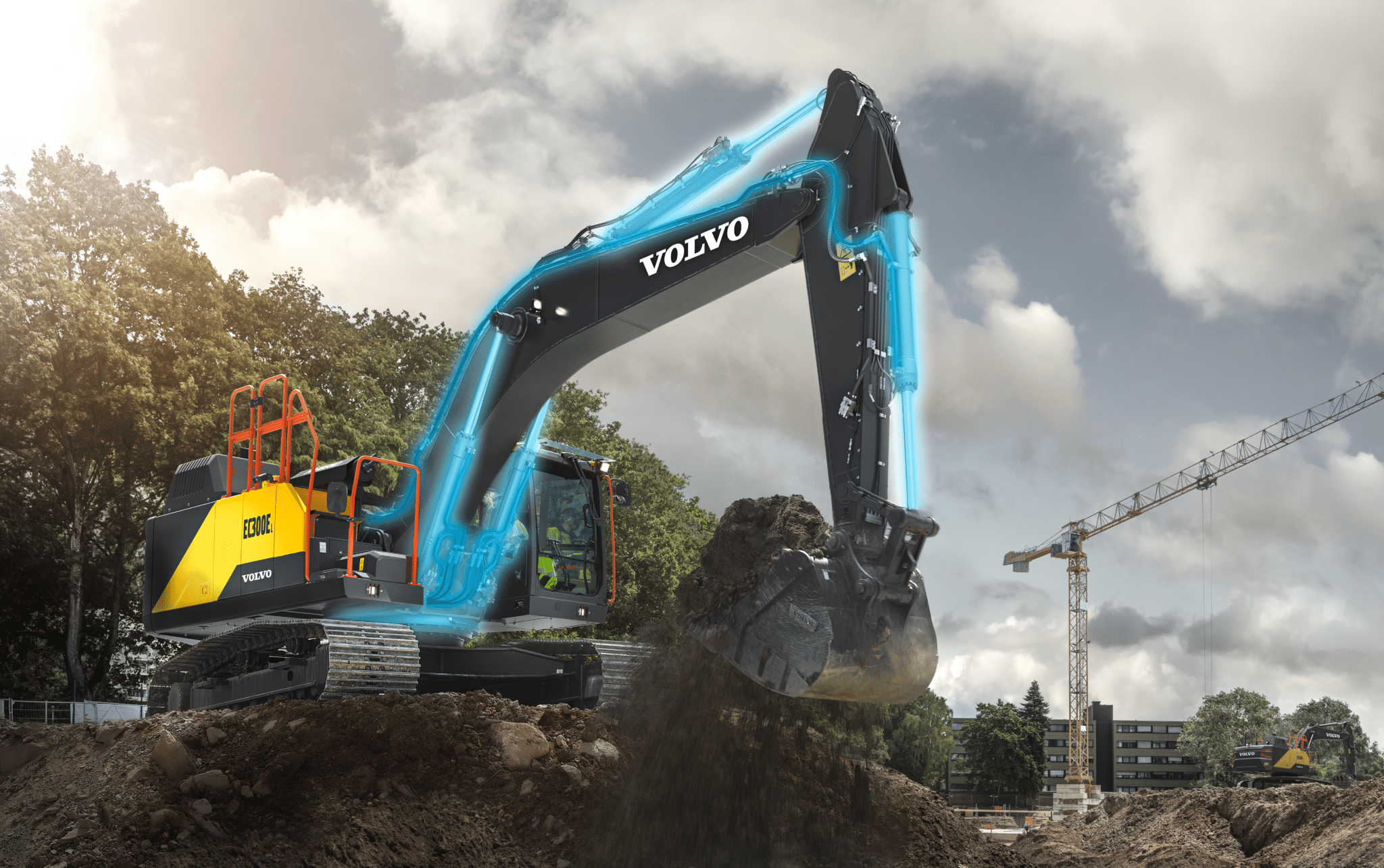 New hydraulic hybrid excavators, same reliable performance 1