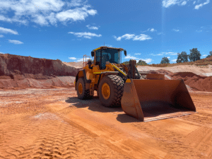 Power and Precision Unleashed: Volvo L180H Wheel Loader in the Sand Quarry 3